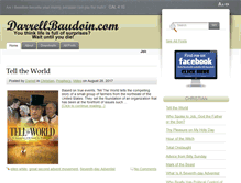 Tablet Screenshot of darrellbaudoin.com